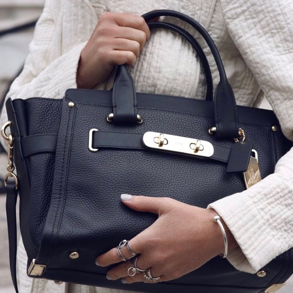 Coach Parisian Swagger Black Crossbody Bag